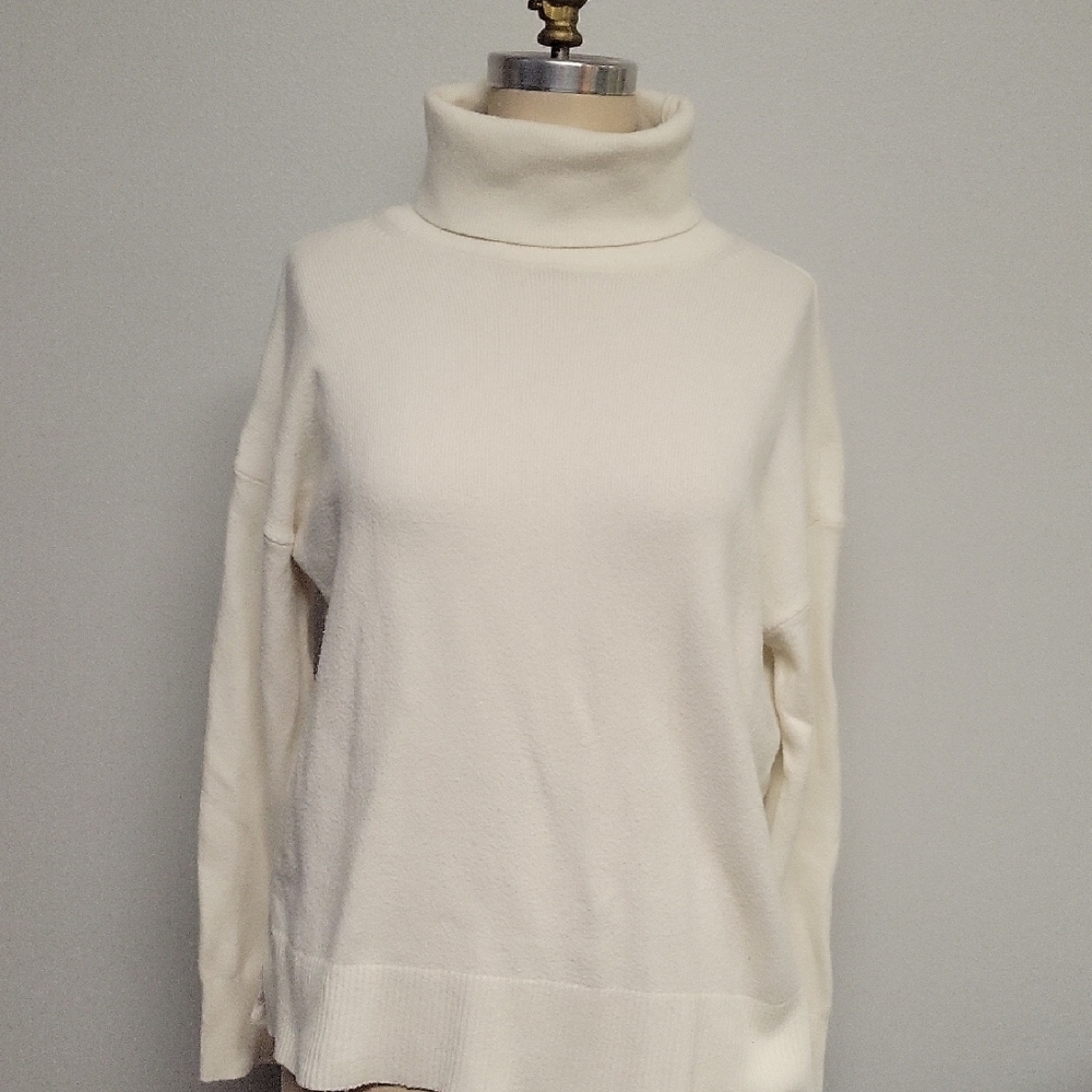 Banana Republic Cream Turtleneck Sweater